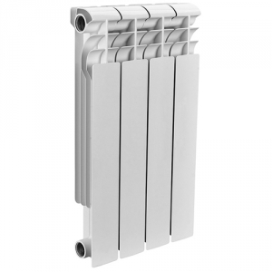 Радиатор биметаллический ROMMER Profi Bm 350 - 4 секции (подключение боковое, цвет белый)