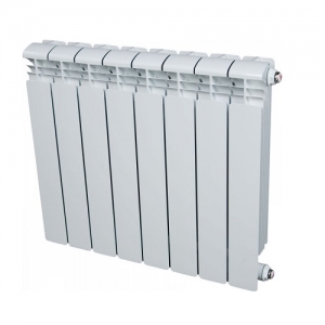 Радиатор алюминиевый RIFAR Alum 350 - 10 секций (подключение боковое, цвет белый)