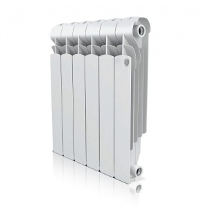 Радиатор алюминиевый Royal Thermo Indigo 500 - 10 секций (подключение боковое, цвет белый)