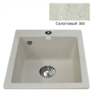 Мойка кухонная гранитная Ulgran U-404 (цвет салатовый, код 303)
