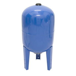 Гидроаккумулятор вертикальный синий Zilmet ULTRA-PRO - 50л. (PN10, мемб.бутил, фланец стальной)