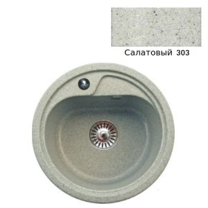 Мойка кухонная гранитная Ulgran U-500 (цвет салатовый, код 303)