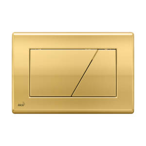 Кнопка смыва AlcaPLAST M175 (корпус и кнопка - пластик, цвет золотой)