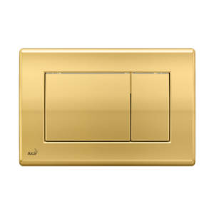 Кнопка смыва AlcaPLAST M275 (корпус и кнопка - пластик, цвет золотой)
