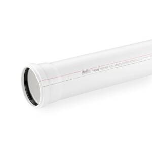 Труба для внутренней канализации REHAU RAUPIANO Plus - D125x3.1 мм, длина 1500 мм (цвет белый)