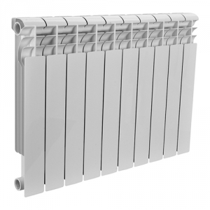 Радиатор биметаллический ROMMER Profi Bm 350 - 10 секций (подключение боковое, цвет белый)